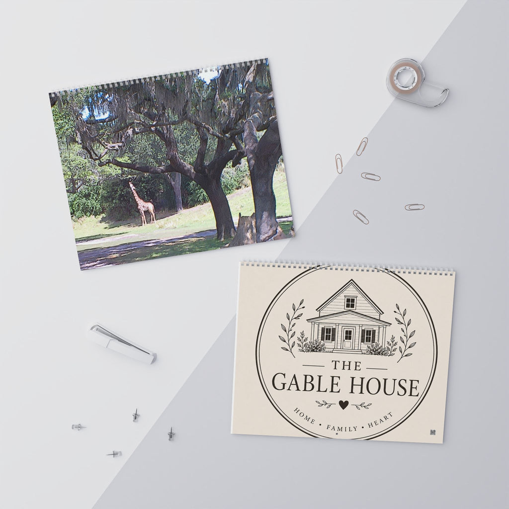 2027 Photo Wall Calendar - Custom Monthly Family & Nature Scenes