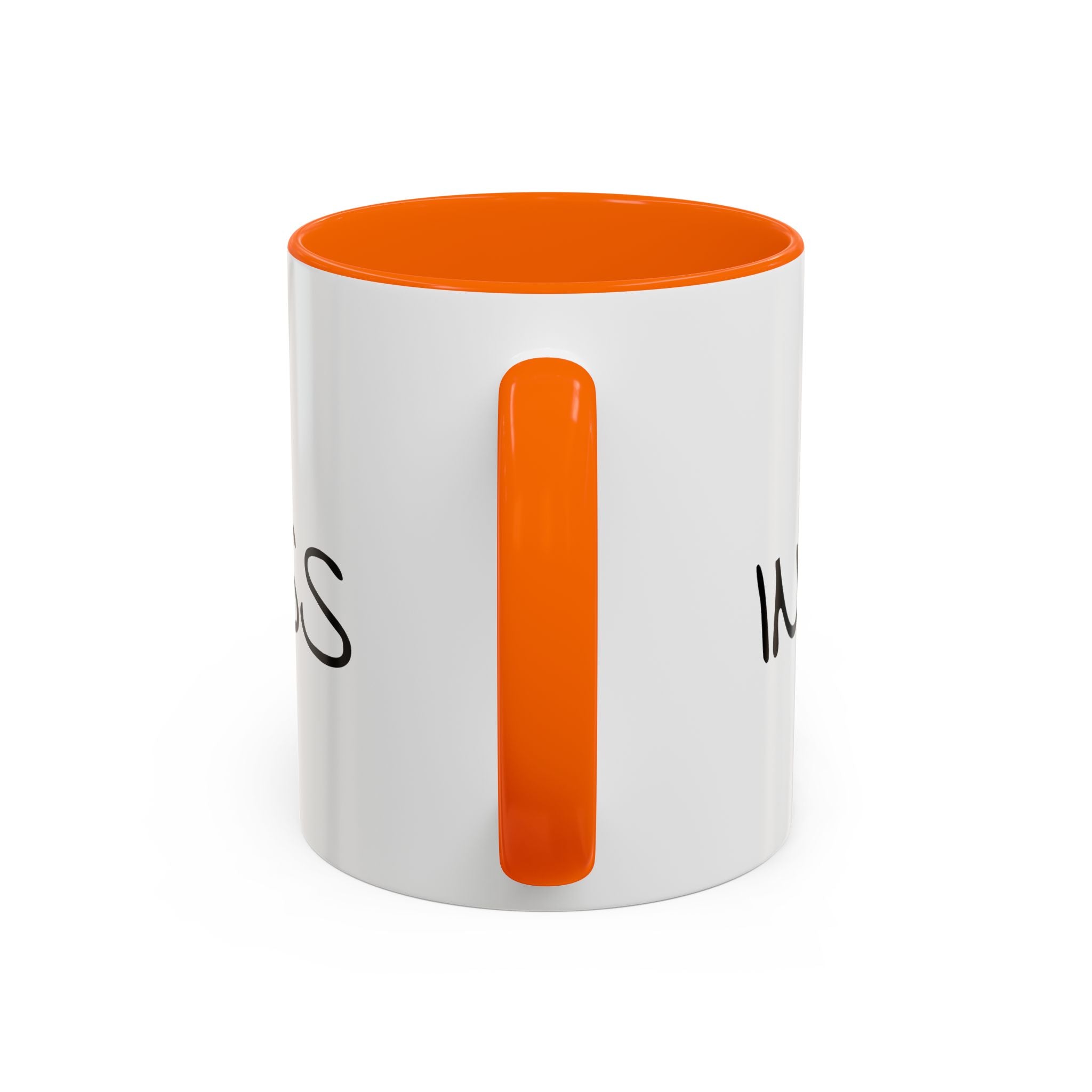 Coffee Mug — "Mom Fuel, Progress" Accent Mug with Heart (11/15oz)