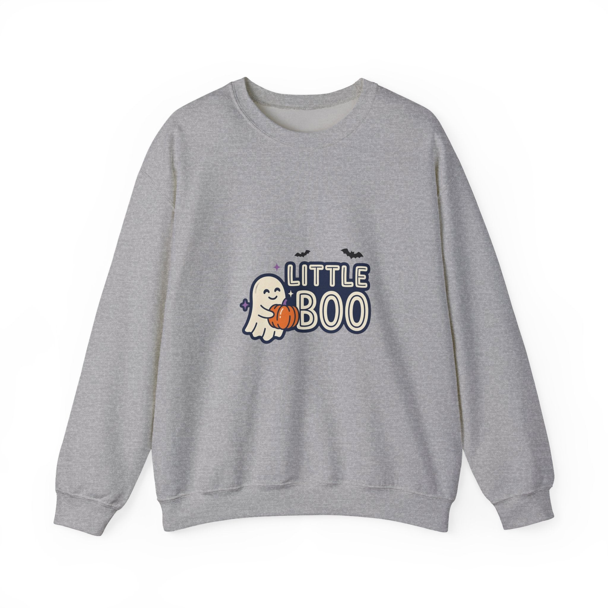 Little Boo Sweatshirt — Cute Halloween Ghost Crewneck for Kids & Parents