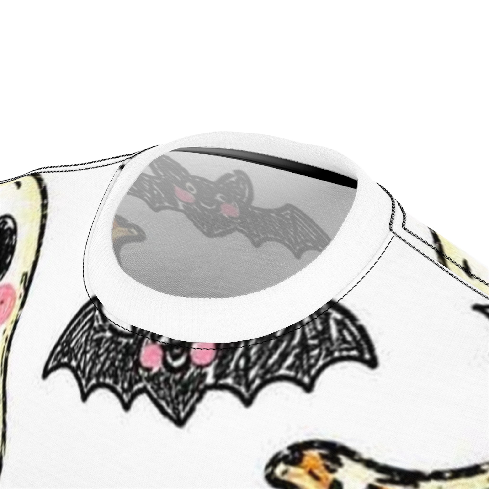 Spooky Season All-Over Print Tee - Halloween Ghosts & Pumpkins