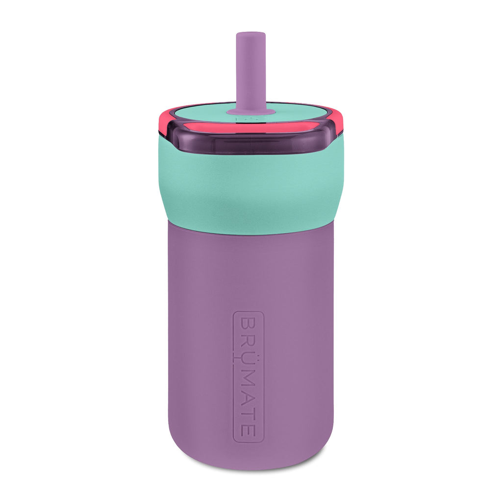 Engraved 12oz Kids Leakproof Straw Tumbler — Personalized Insulated Cup for School & Travel