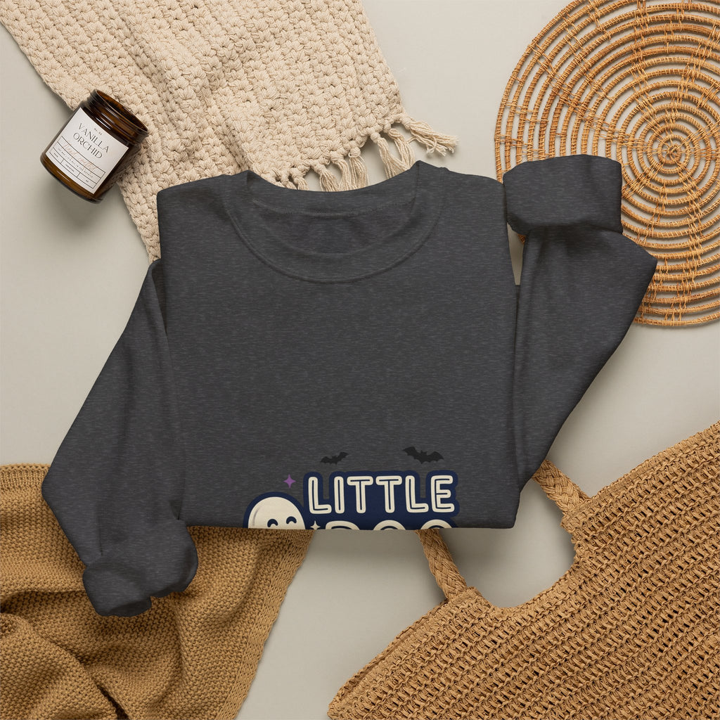 Little Boo Sweatshirt — Cute Halloween Ghost Crewneck for Kids & Parents