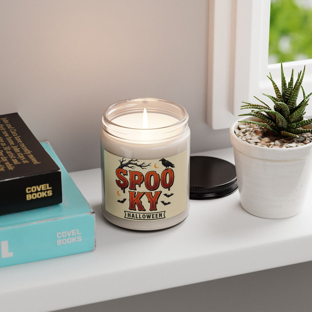 Spooky Halloween Soy Candle — 9oz Scented Jar