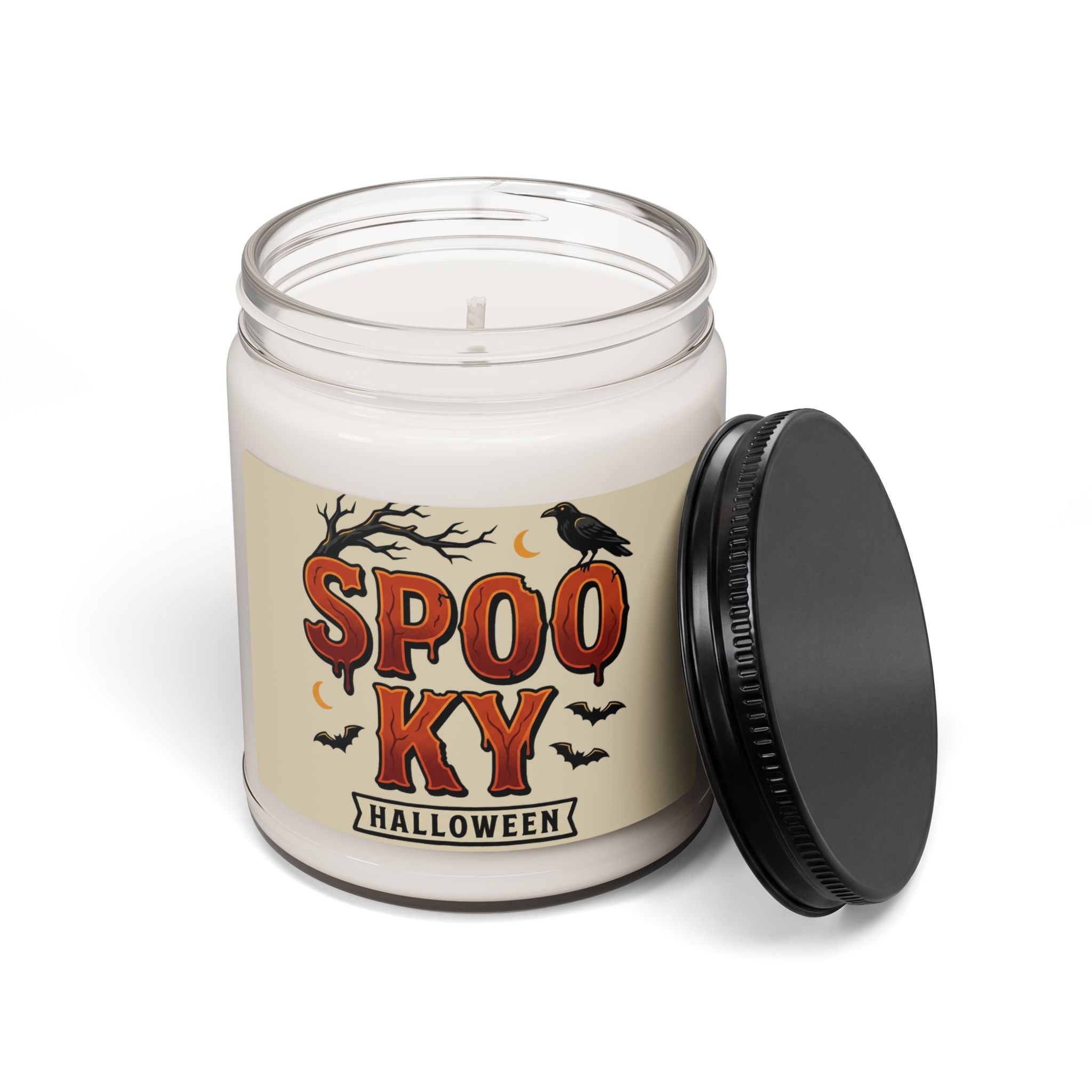Spooky Halloween Soy Candle — 9oz Scented Jar