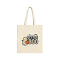 Little Boo Halloween Tote Bag | Matching Family Halloween, Cute Ghost Trick-or-Treat