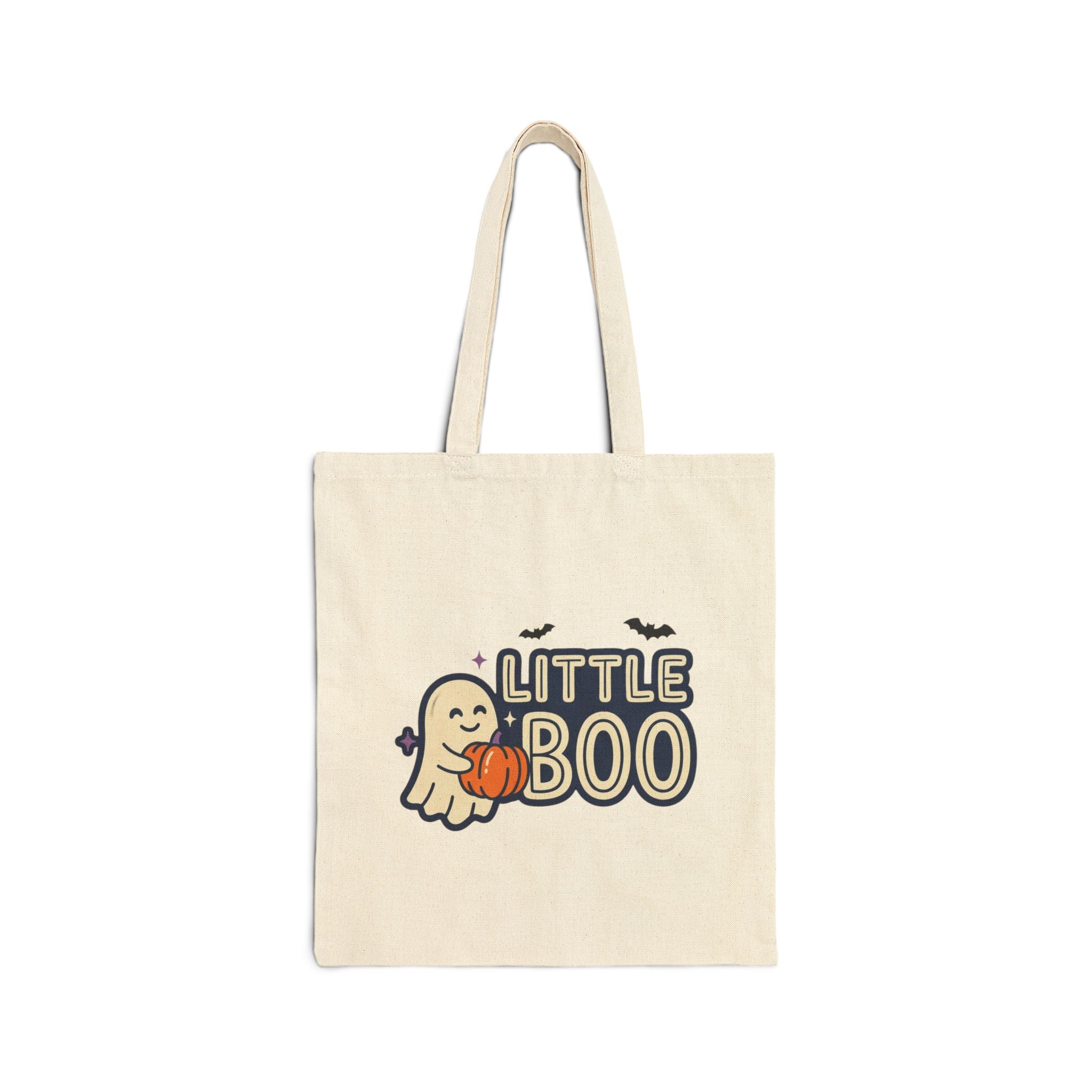 Little Boo Halloween Tote Bag | Matching Family Halloween, Cute Ghost Trick-or-Treat