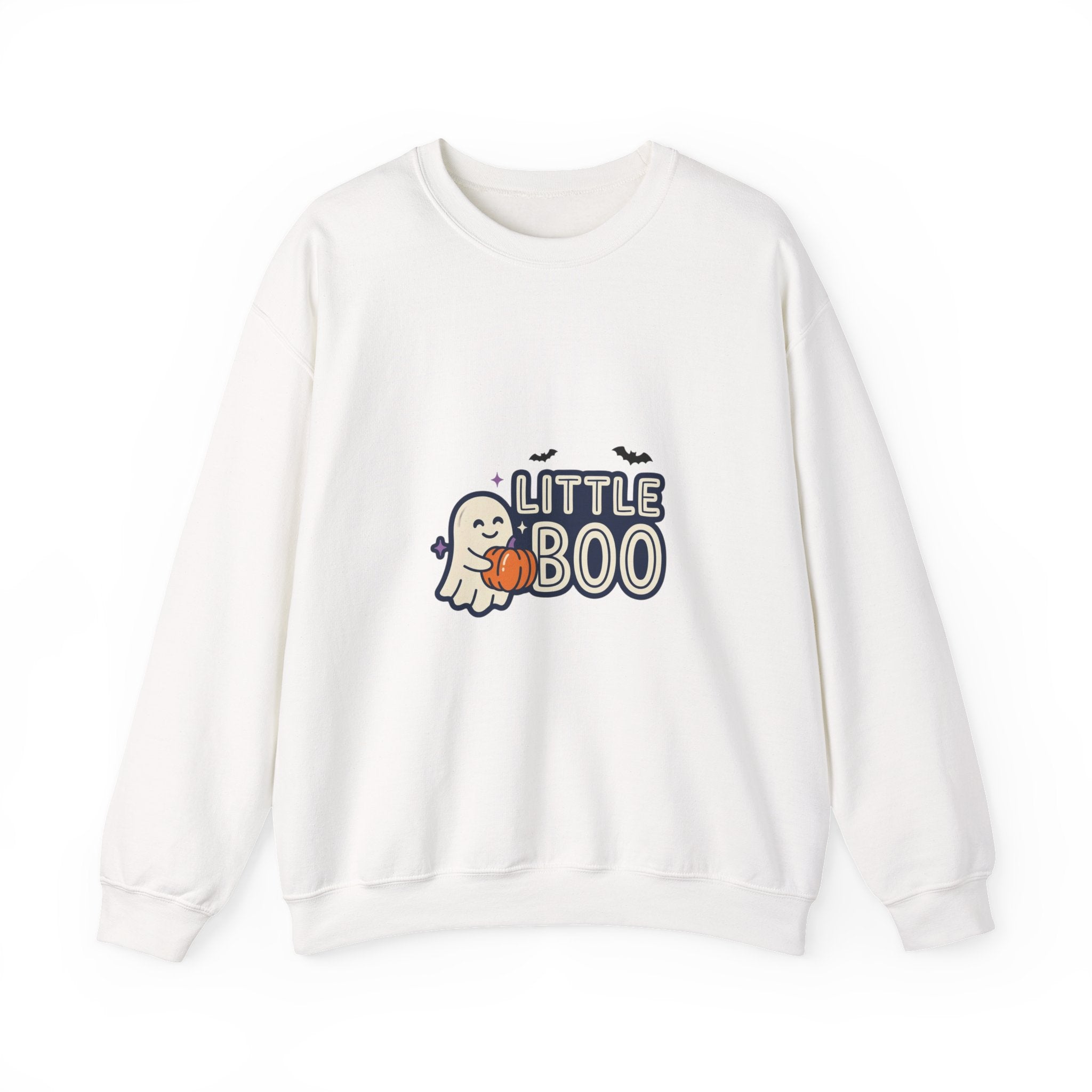 Little Boo Sweatshirt — Cute Halloween Ghost Crewneck for Kids & Parents
