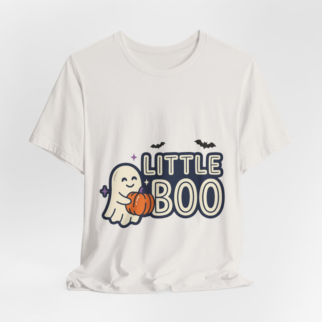 Little Boo Ghost Tee | Matching Halloween Family Shirts, Pumpkin, Bats
