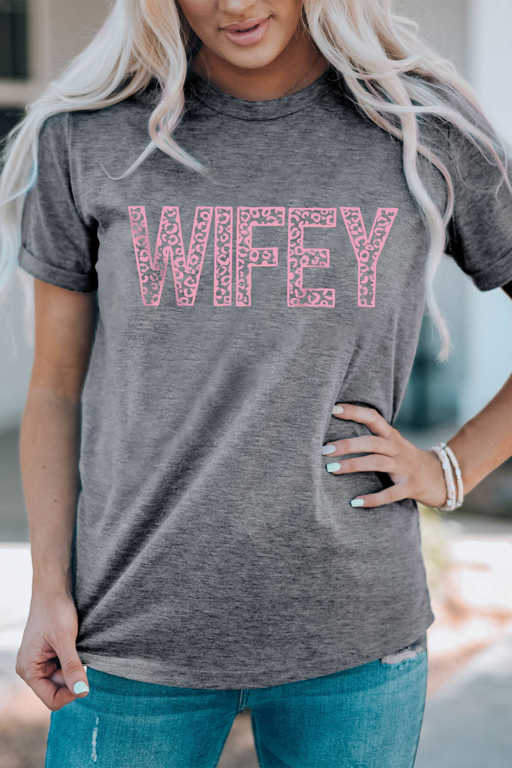 Chic Wifey Leopard Tee