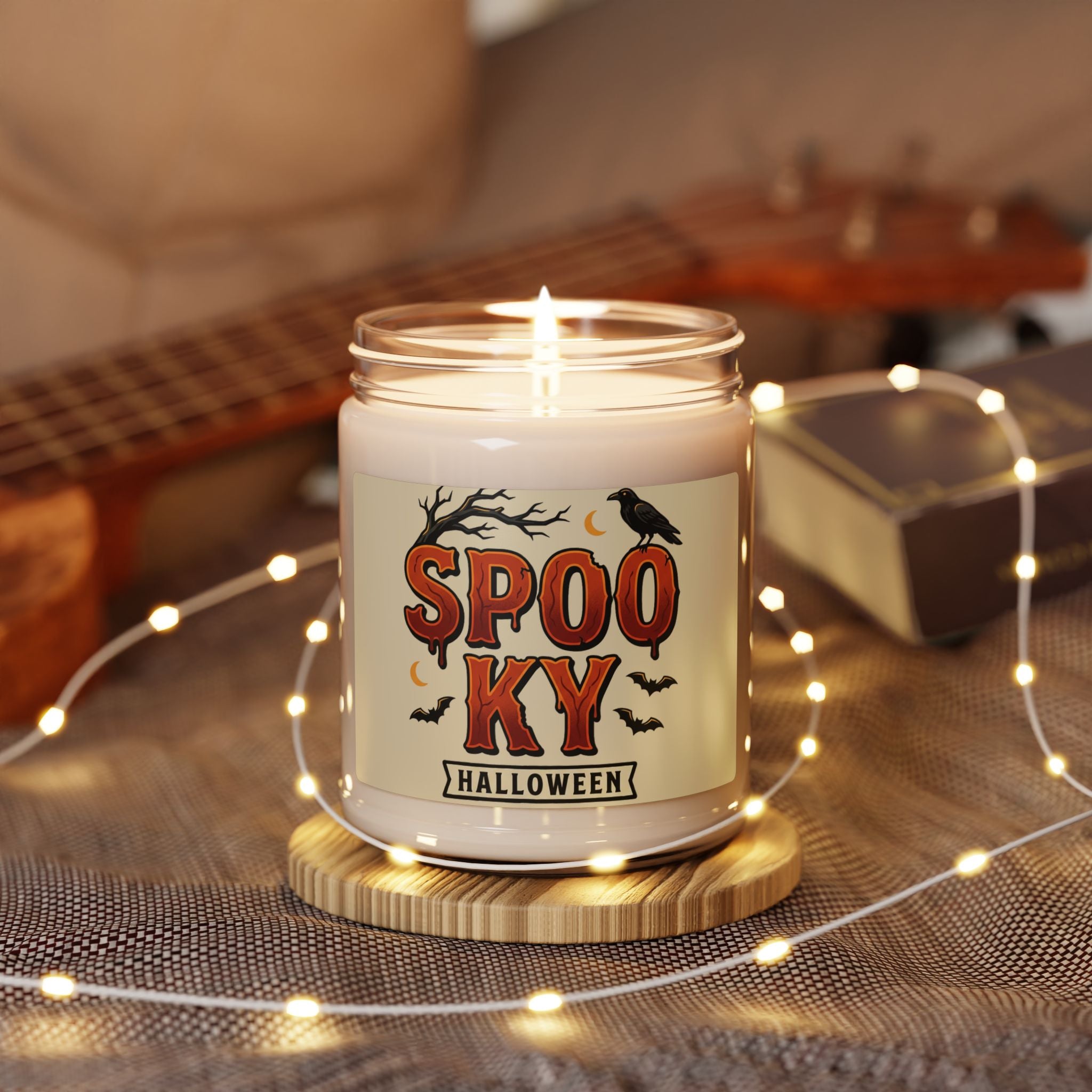 Spooky Halloween Soy Candle — 9oz Scented Jar