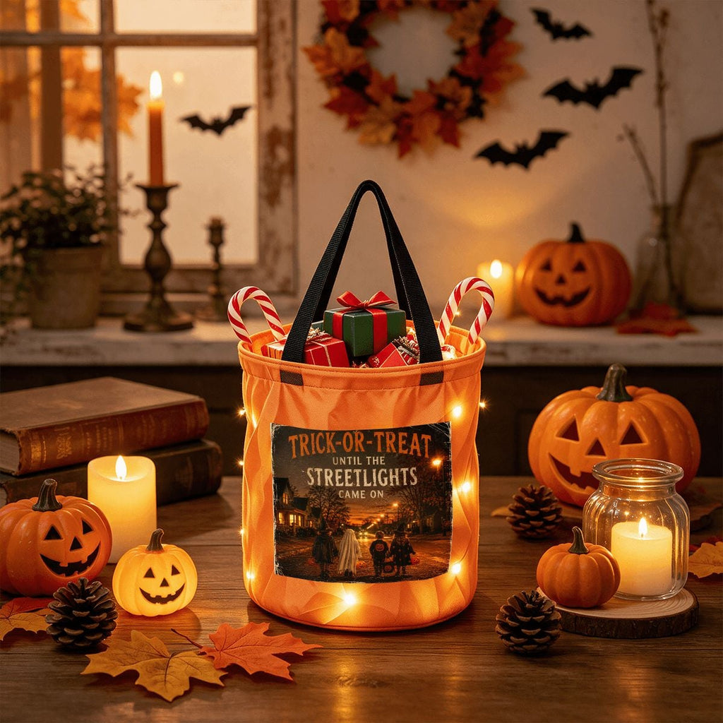 Light Up Halloween Basket
