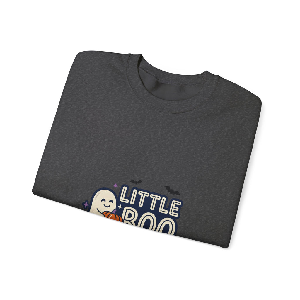 Little Boo Sweatshirt — Cute Halloween Ghost Crewneck for Kids & Parents