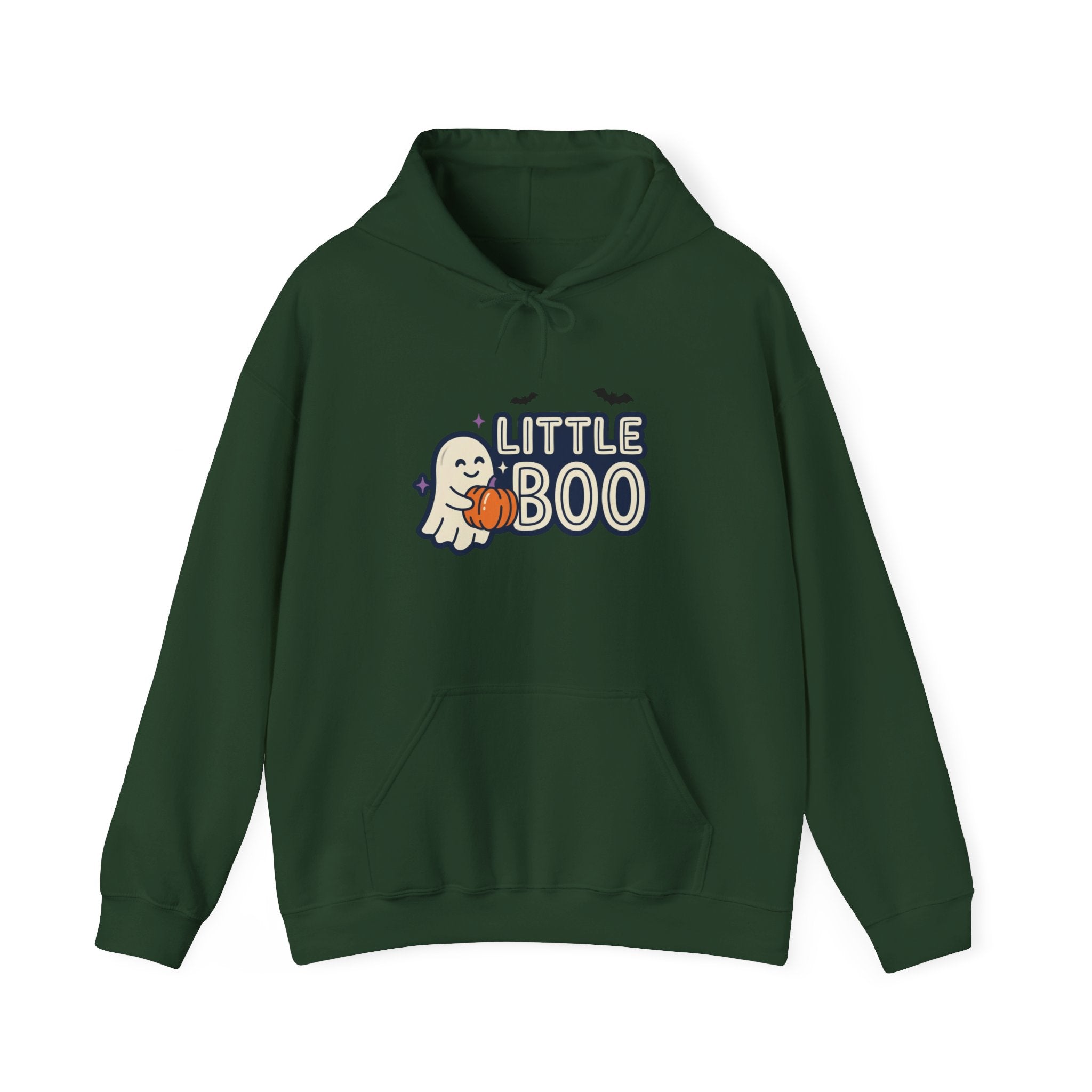Little Boo Hoodie | Halloween Family Shirts, Matching Ghost Name Design