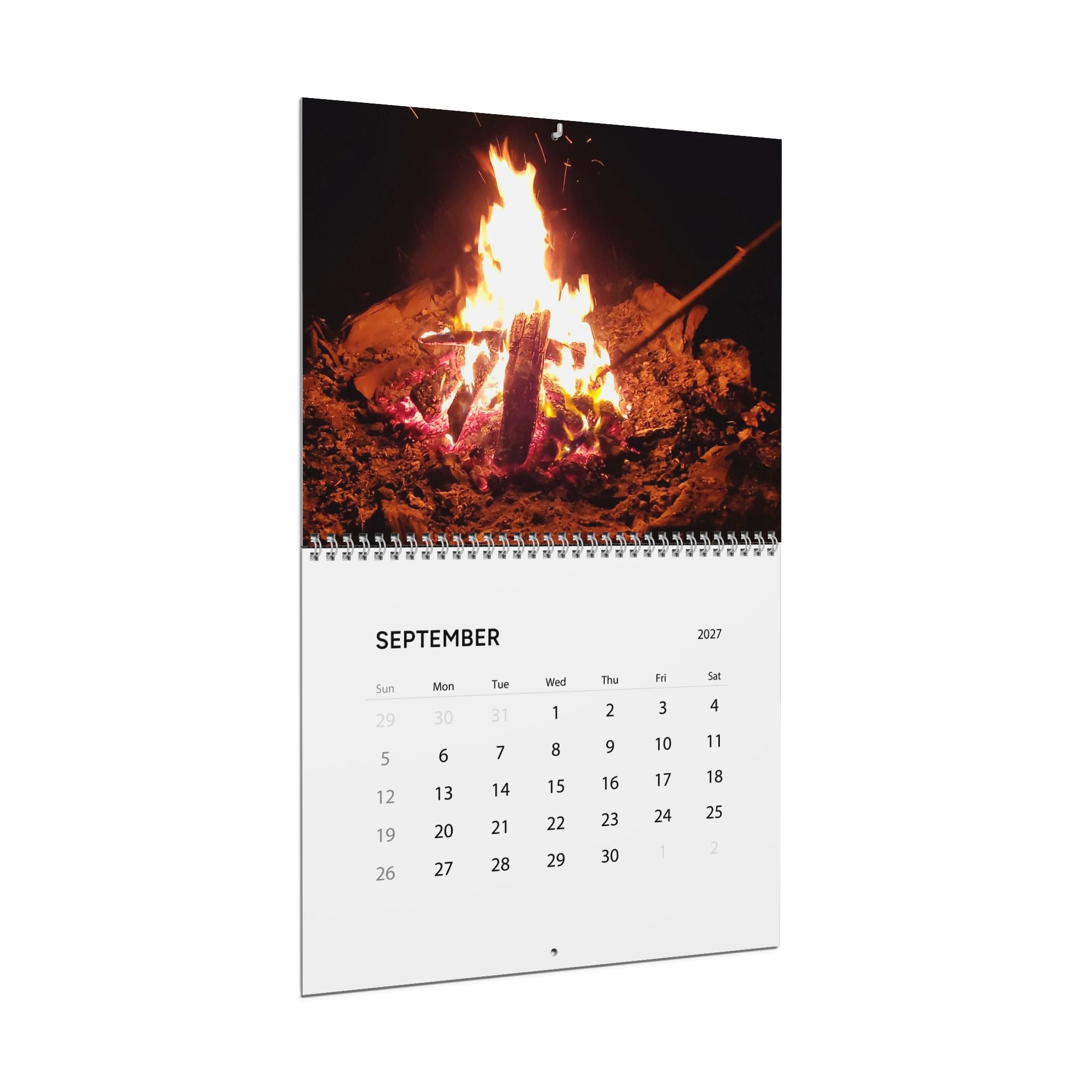2027 Photo Wall Calendar - Custom Monthly Family & Nature Scenes