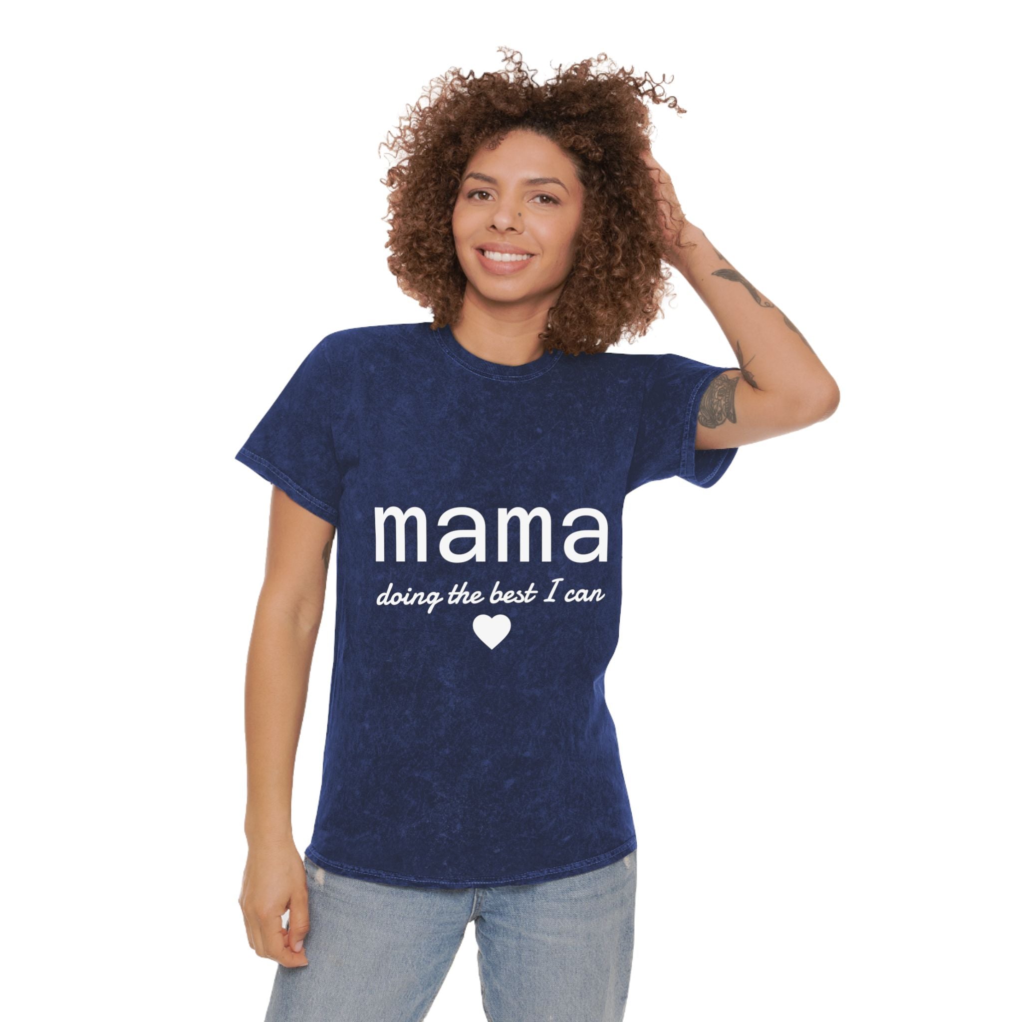 Mama Doing the Best I Can Mineral Wash T-Shirt