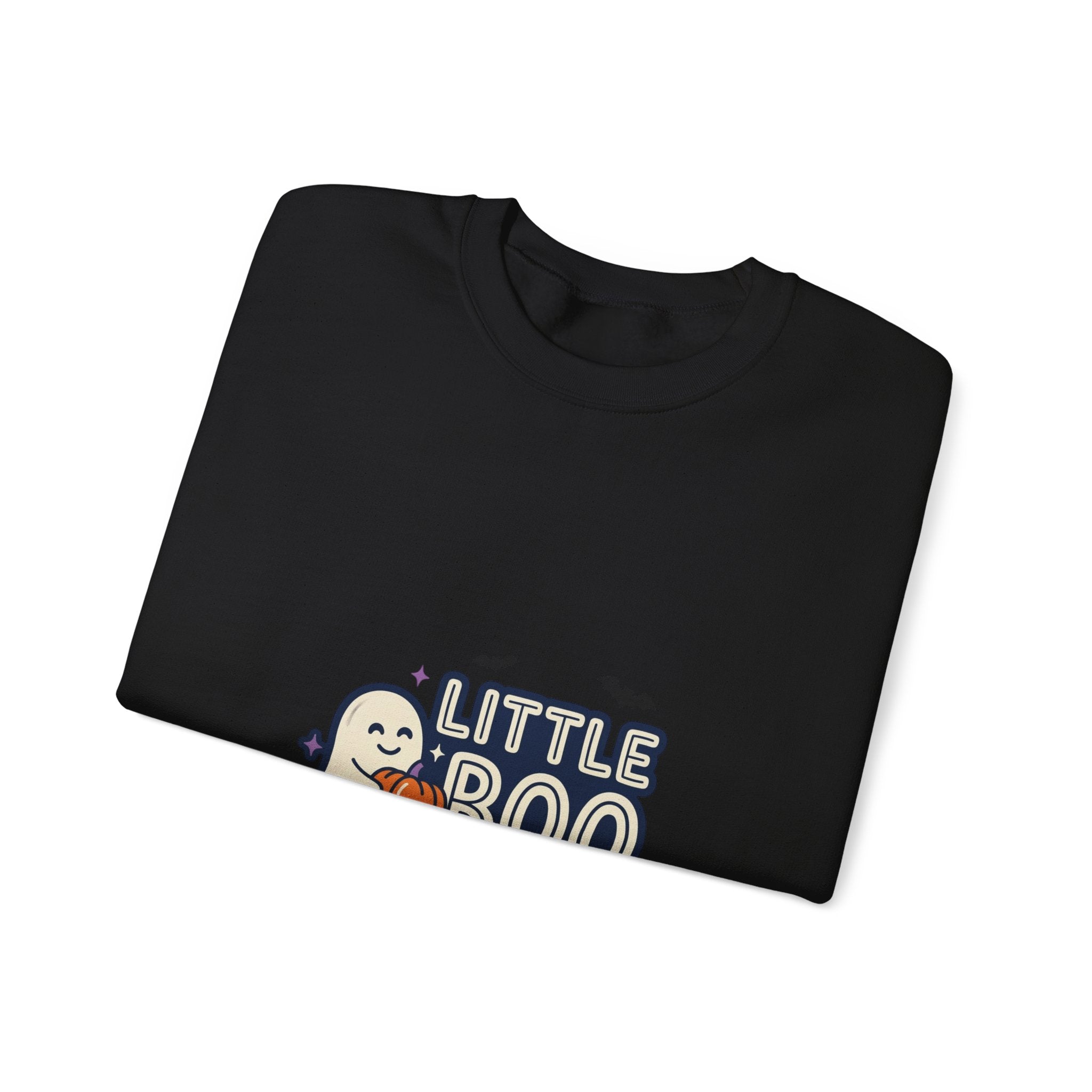 Little Boo Sweatshirt — Cute Halloween Ghost Crewneck for Kids & Parents
