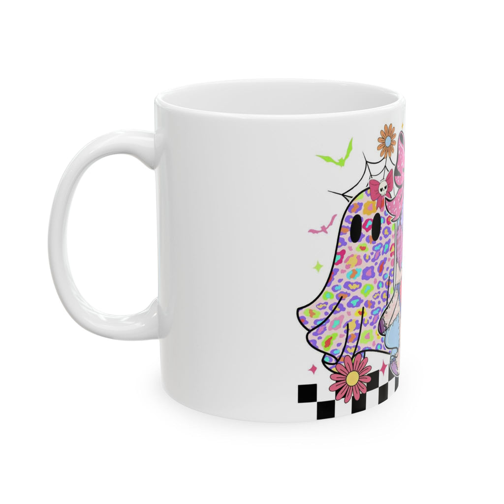 👻 Boo-tiful Patchwork Ghost Mug