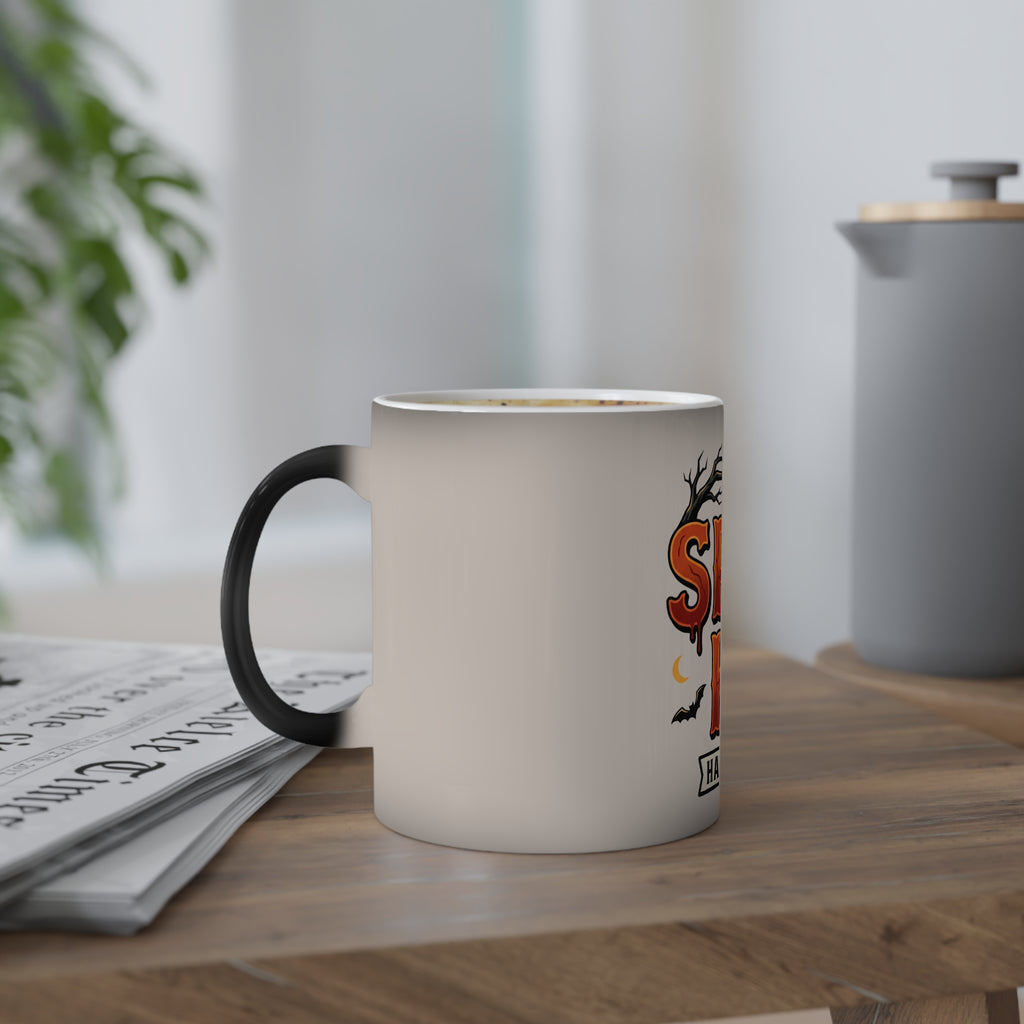 Color-Changing Mug — "Spooky Halloween" Magic Heat-Sensitive Coffee Cup