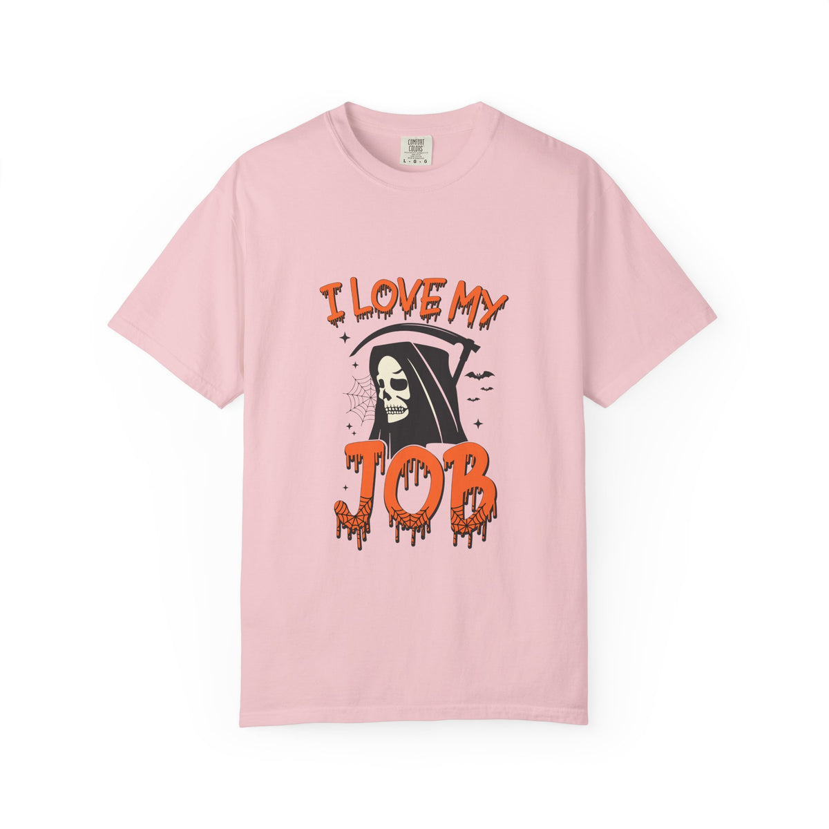 💀 I Love My Job Grim Reaper Tee | Funny Halloween Work Shirt