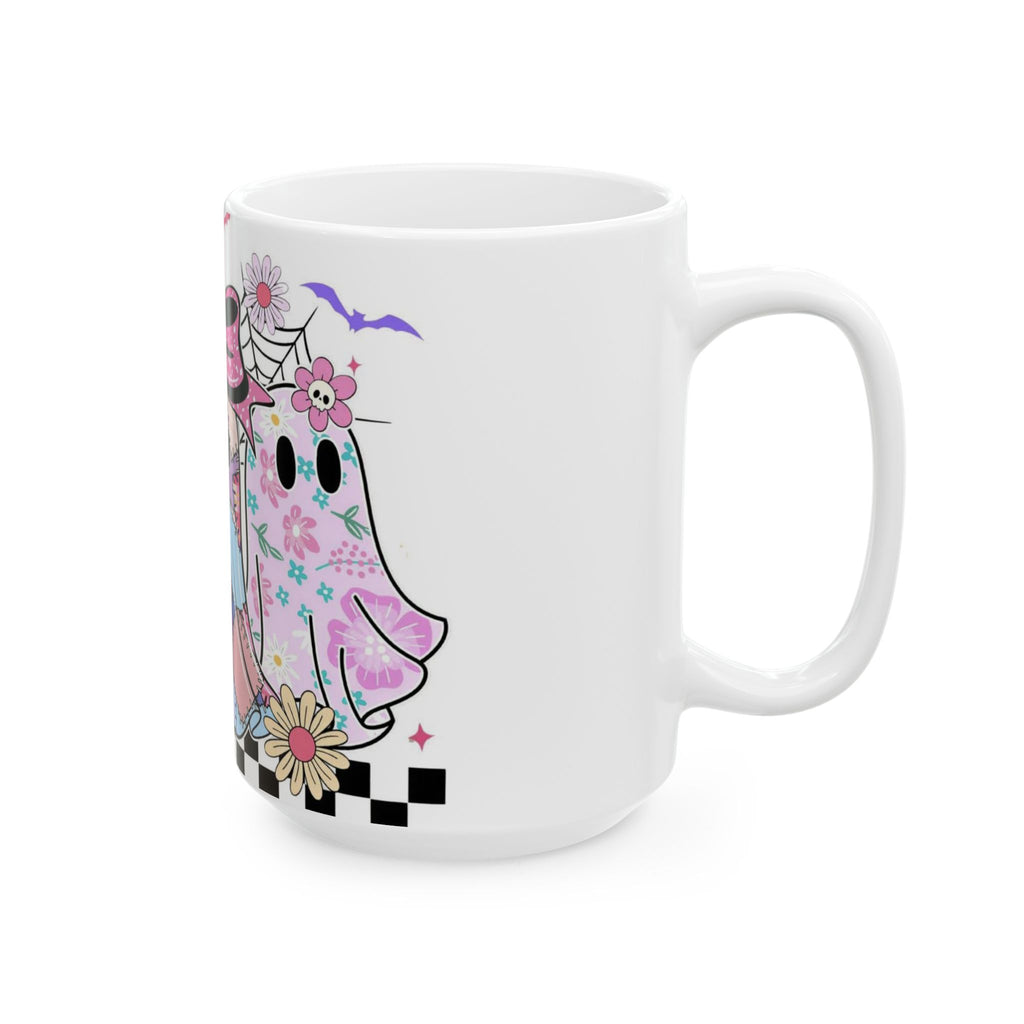 👻 Boo-tiful Patchwork Ghost Mug