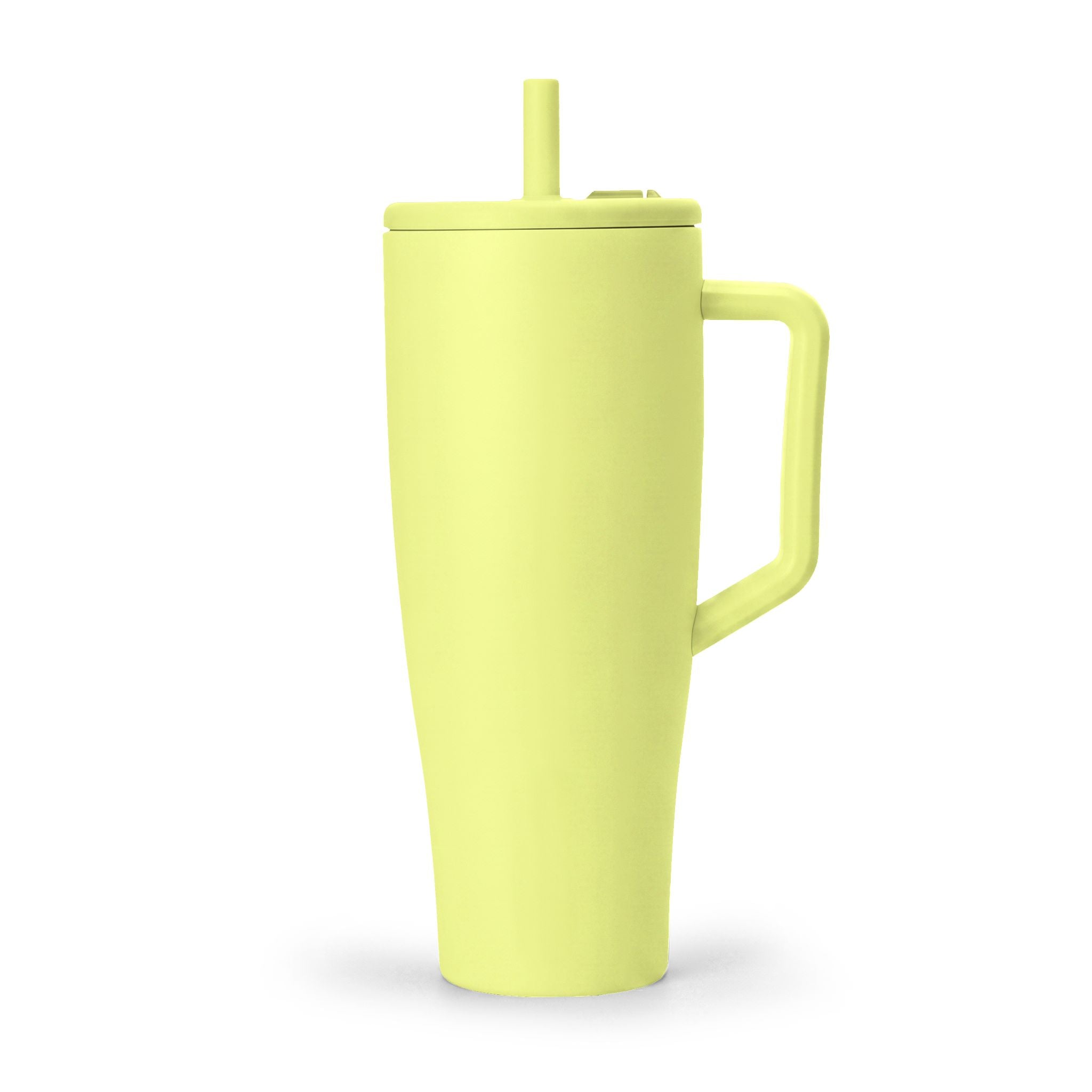 40oz Insulated Travel Tumbler with Handle & Lid — Engravable Stainless Steel Mug