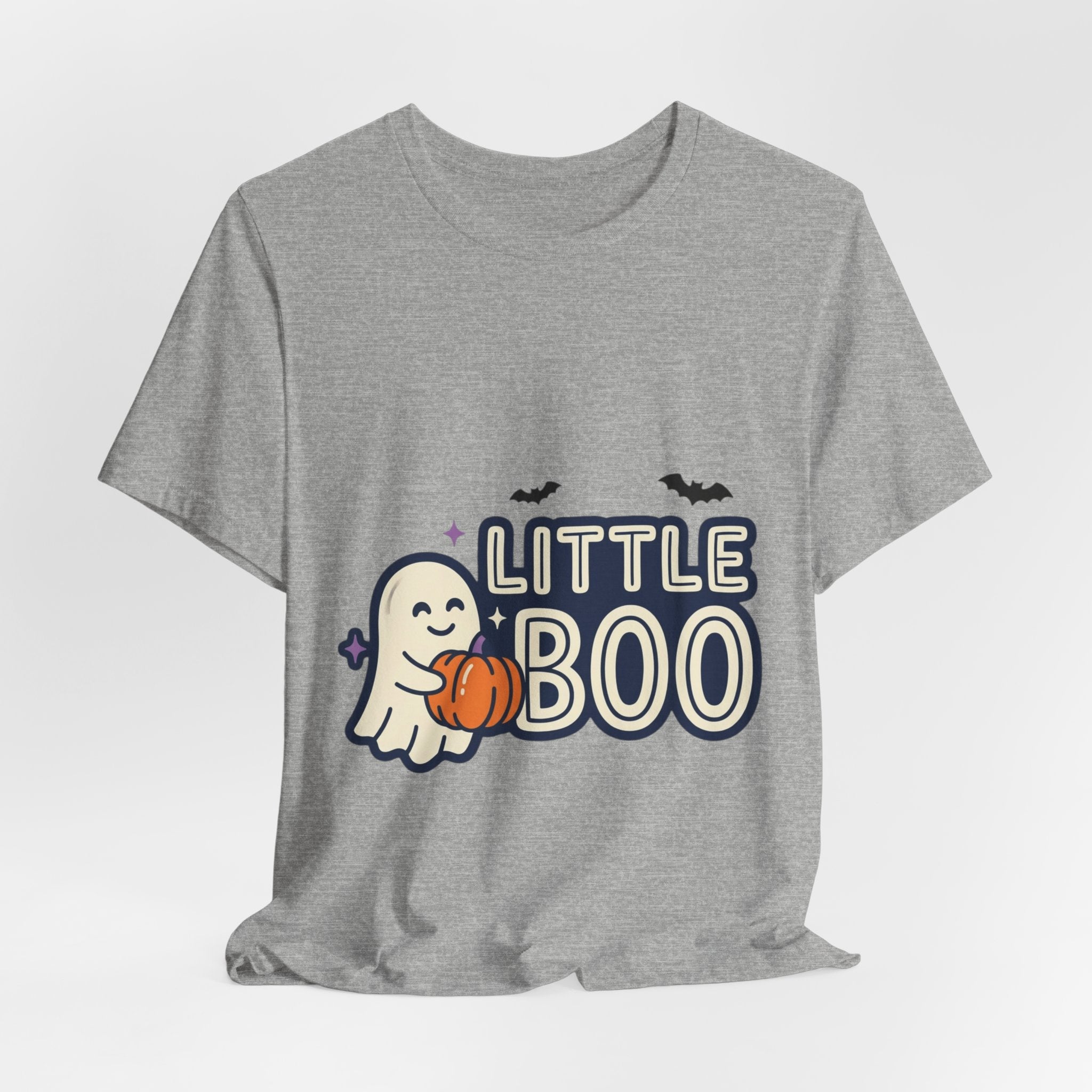 Little Boo Ghost Tee | Matching Halloween Family Shirts, Pumpkin, Bats
