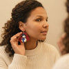 Snowman, Ball, and Heart Earrings Set